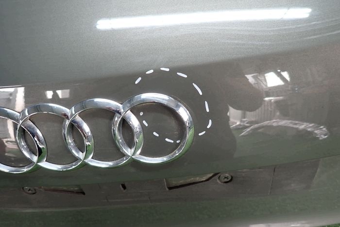 AUDI Q3 II 83A 18- boot doors rear part
