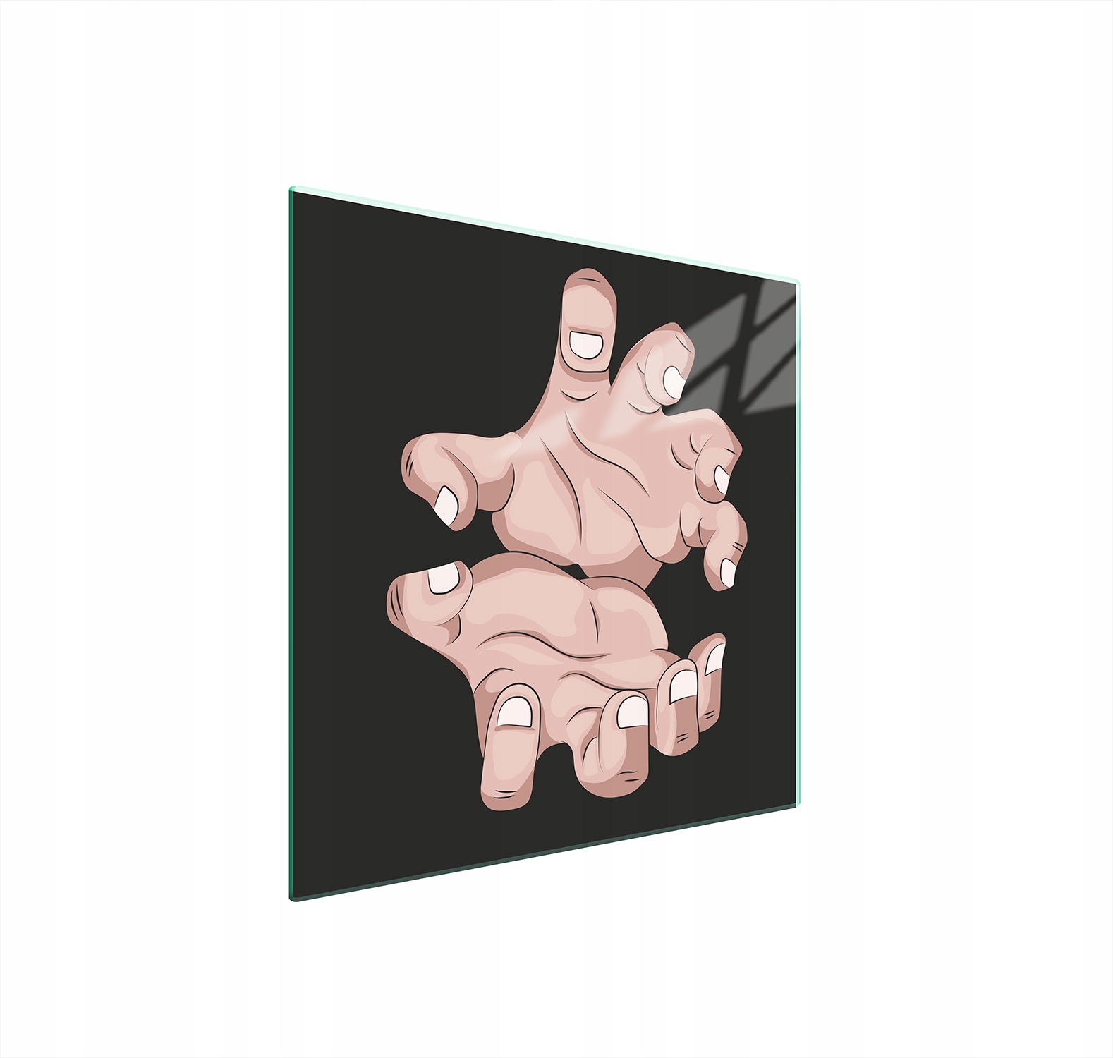 Ochranná Skleněná Deska Na Sporák 50x52 Ruce Tvrzené Sklo