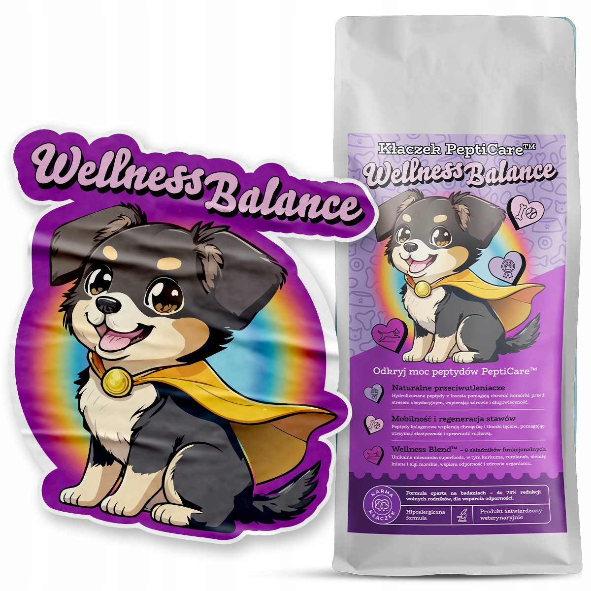 Levně Krmivo pro psy hypoalergenní bez obilovin Žmolky Wellness 1,5 kg nálepka bonus