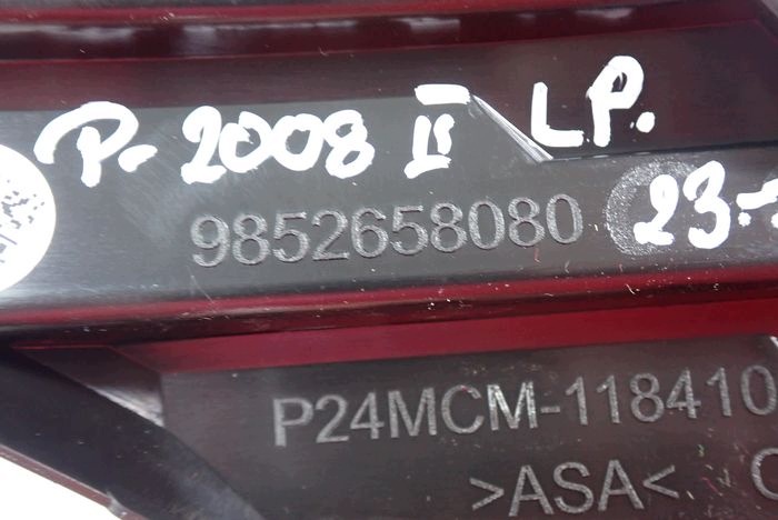 PEUGEOT 2008 II LIFT 23- grid bumper left right 9852658080