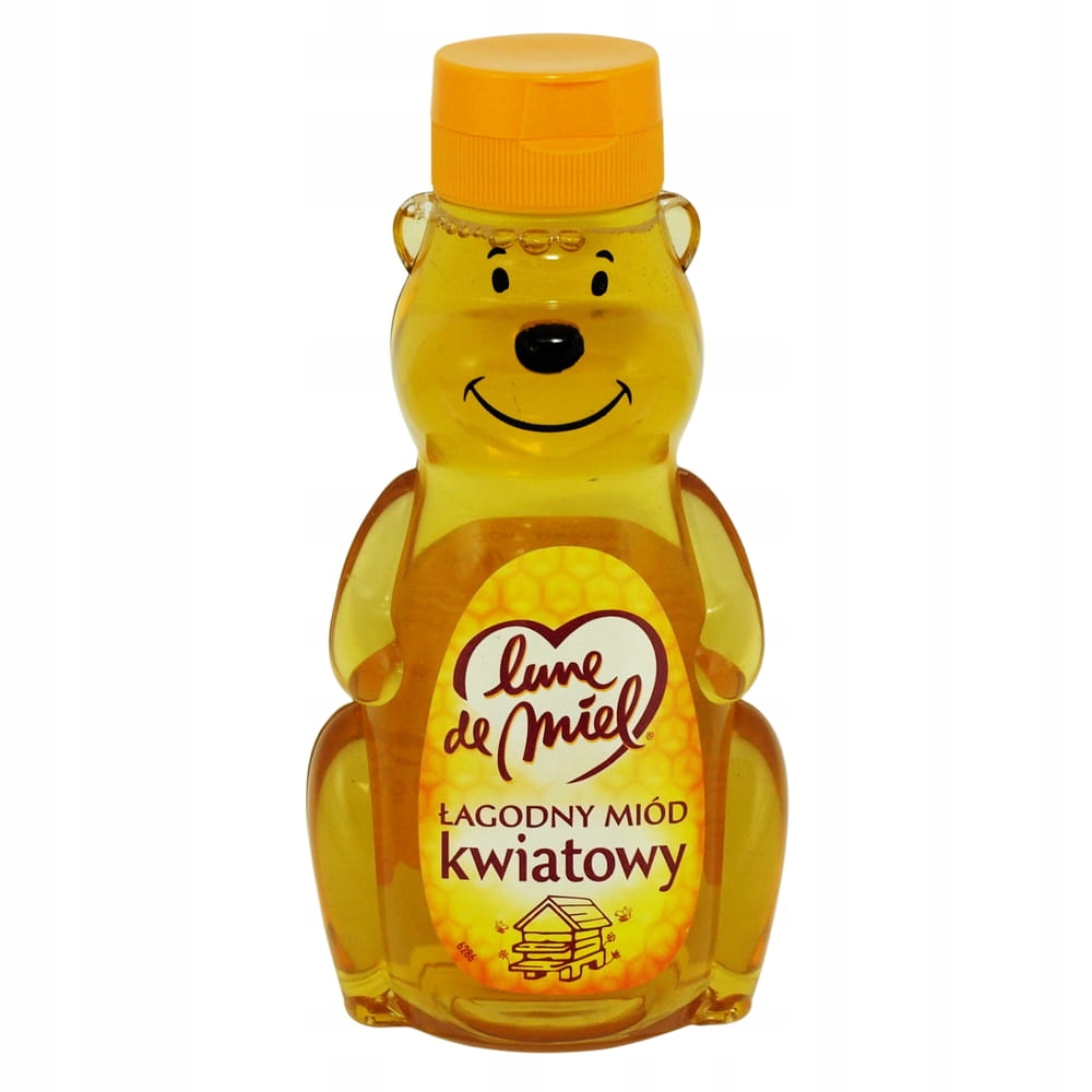 Levně 2x Medvídek med jemný květinový přírodní láhev 250 g