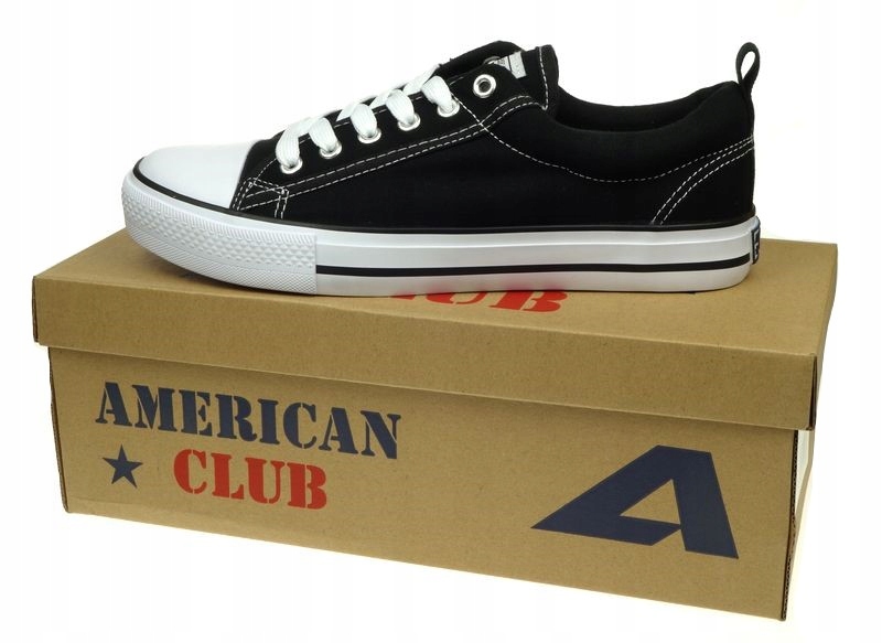 

Trampki American Club Sznurowane Tenisówki 38