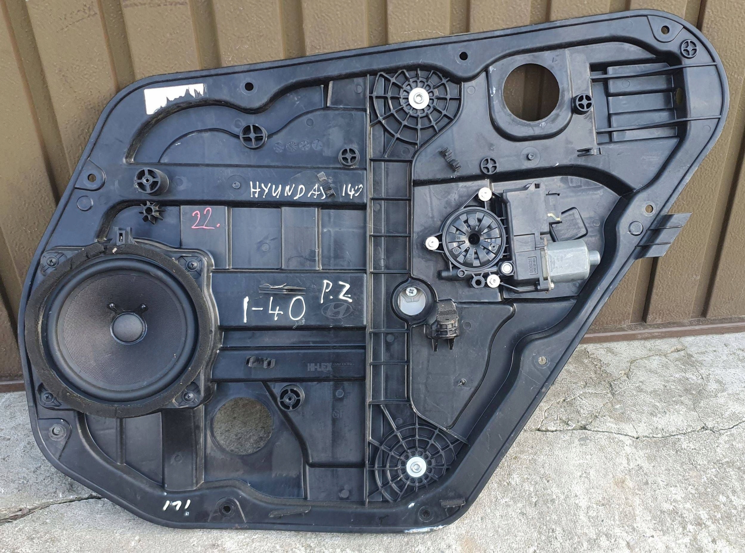 Hyundai i40 mechanism window regulator right rear part