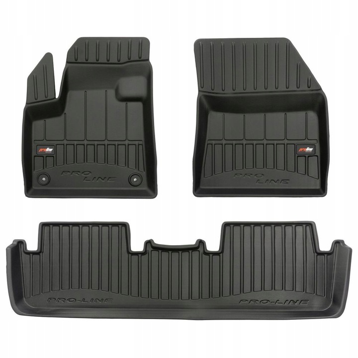 Dywaniki Gumowe DS7 Crossback od 2017- Korytka 3D