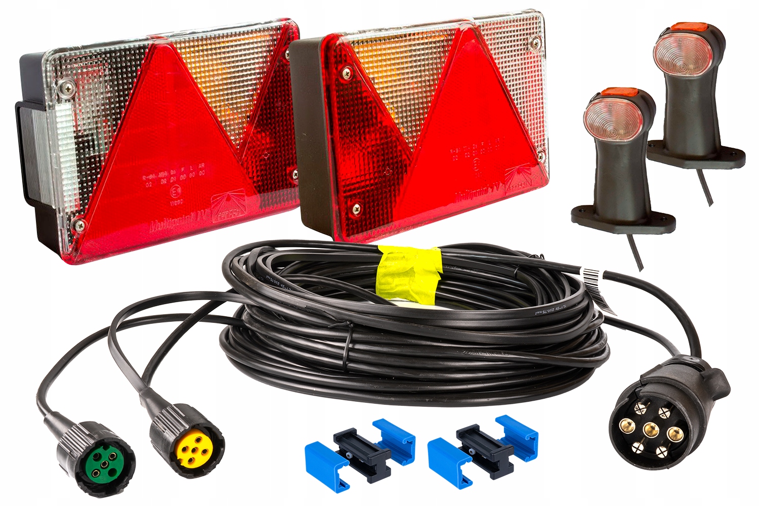 Sada světel pro přívěs: Aspock Zadní obrysová světla paprsek 7 m 7 Pin