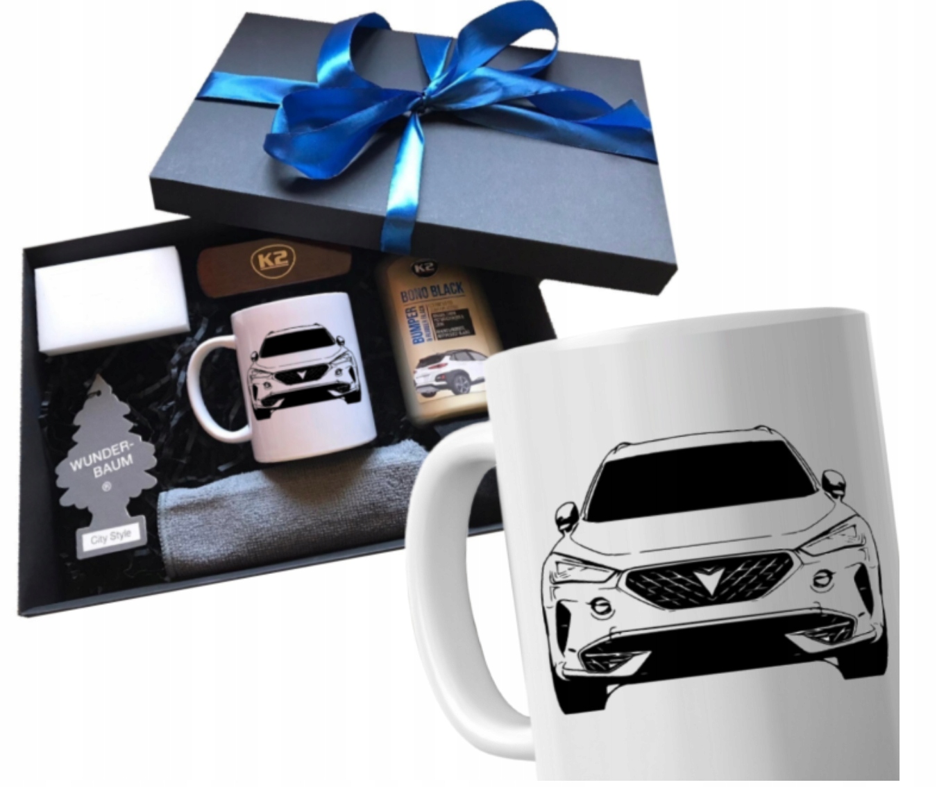 Sada jako dárek – hrnek pro řidiče auta Cupra – k narozeninám