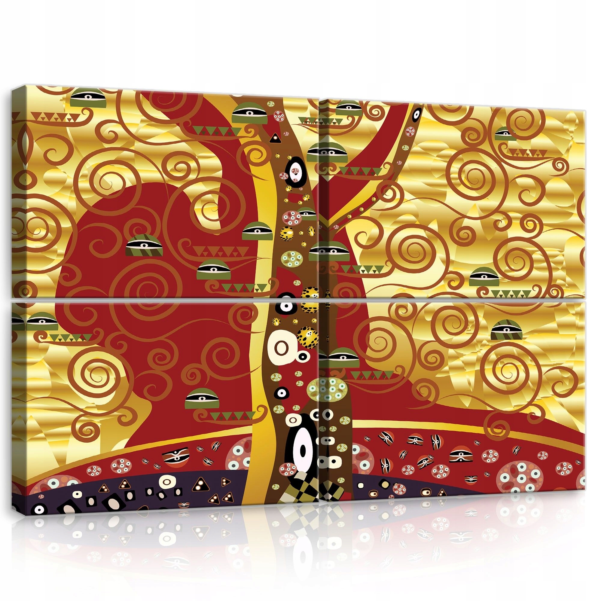 Obraz 120x80 Strom života Klimt modernizmus symbolizmus zlato červená život