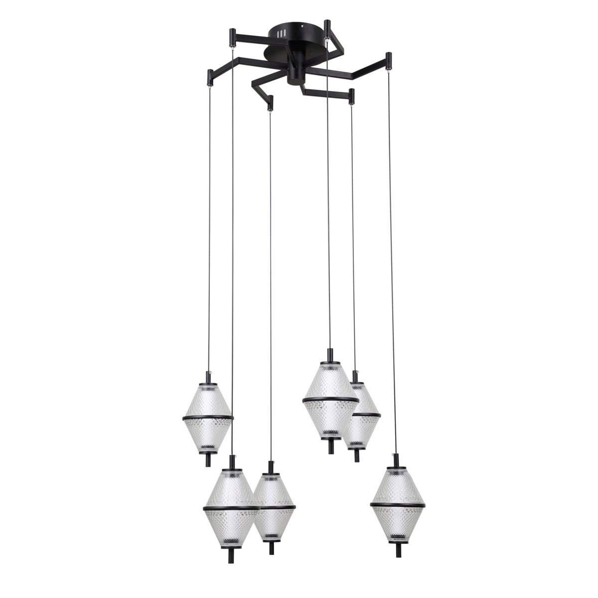 Závesná Led lampa 30W Fuente PND-34395-6-BK Italux