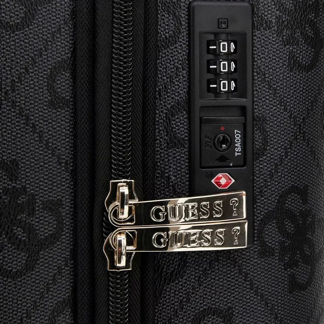 Walizka Guess berta TWO868 89830 CLO Kolor czarny