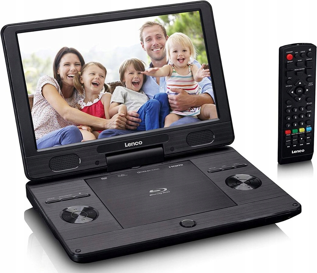 DVD Prenosné 12 Lenco BRP-1150 Usb DivX Blu-ray Vstavaná Batéria Pilot