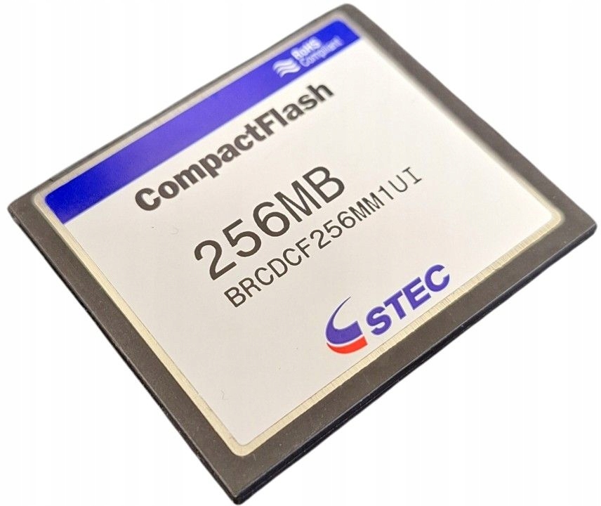 Karta Compact Flash CF 256MB STEC BRCDCF256MM1UI