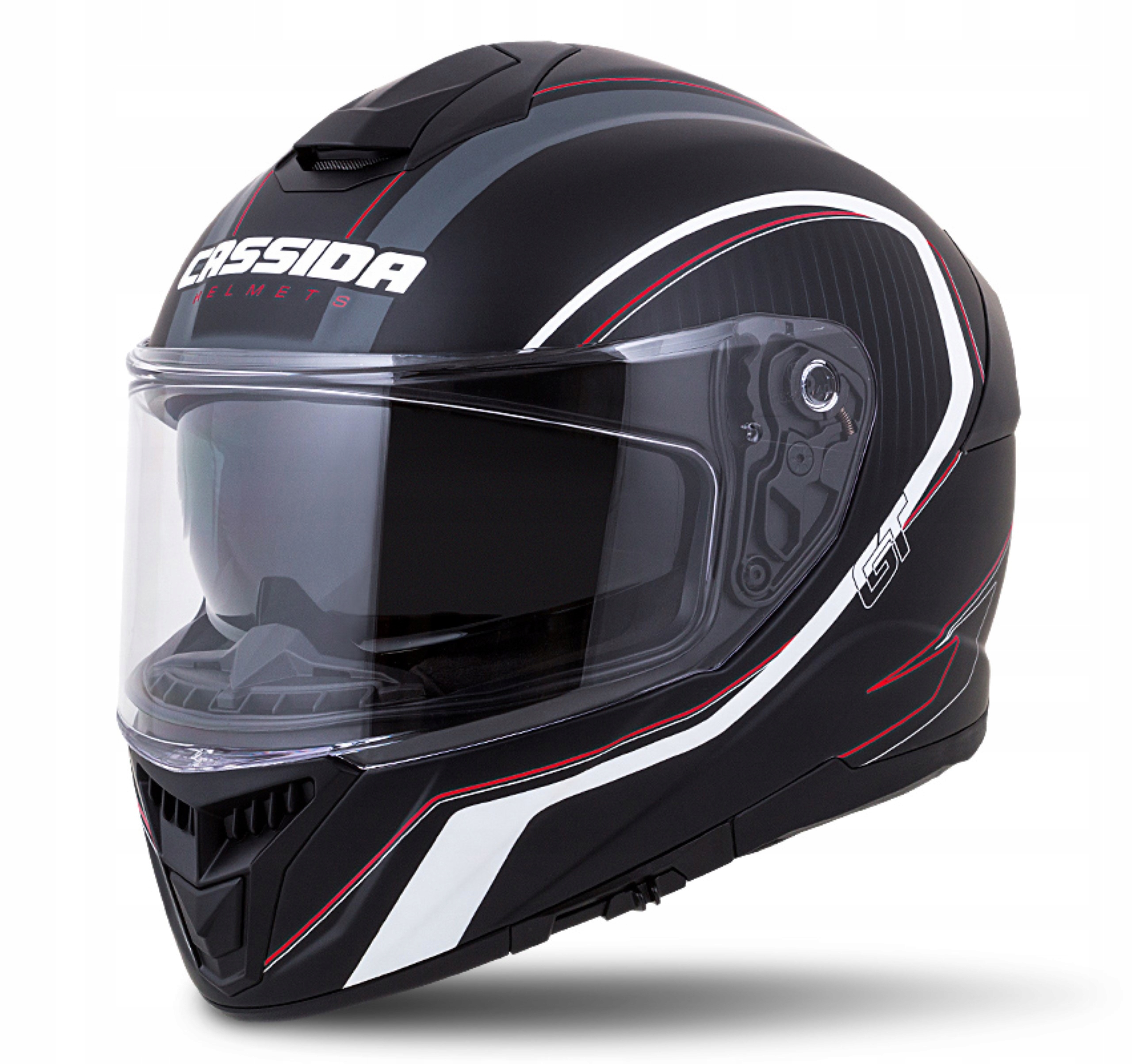 CASSIDA KASK MOTOCYKLOWY GT 2 Z WŁÓKNA + PINLOCK L Obwód głowy 59-60 cm