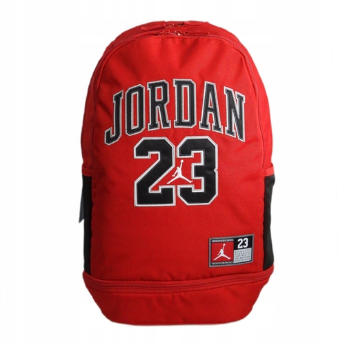 Plecak Air Jordan 23 Jersey Red Gym Duży Pojemny