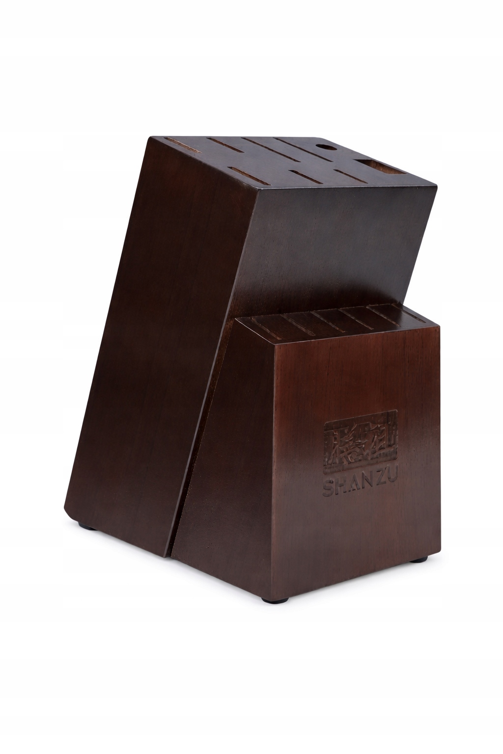 Japonský blok na nože z masívneho dreva Shanzu