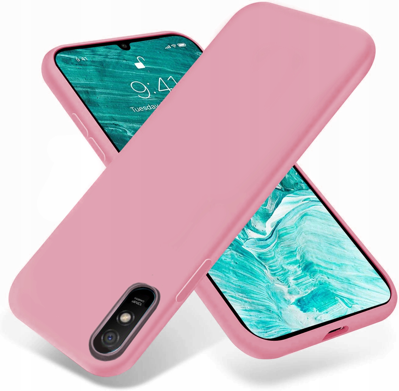 

Etui Soft Liquid + Szkło do Xiaomi Redmi 9A