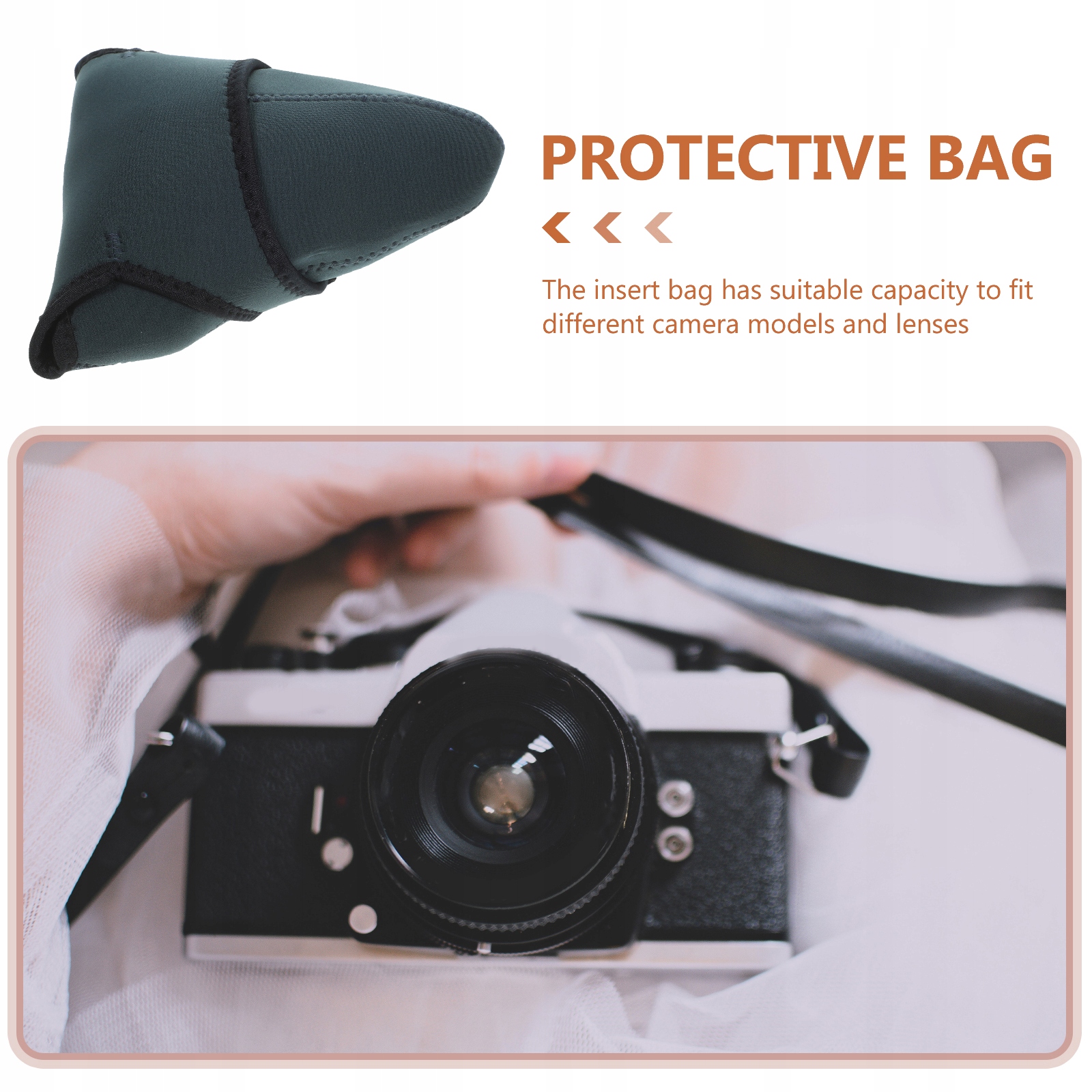 STYLOWA TORBA NA KAMErę NEOPRENOWA TORBA NA KAMErę Marka bez marki