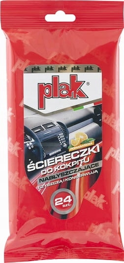 

Plak Ściereczki Chusteczki Nawilżane Do Kokpitu