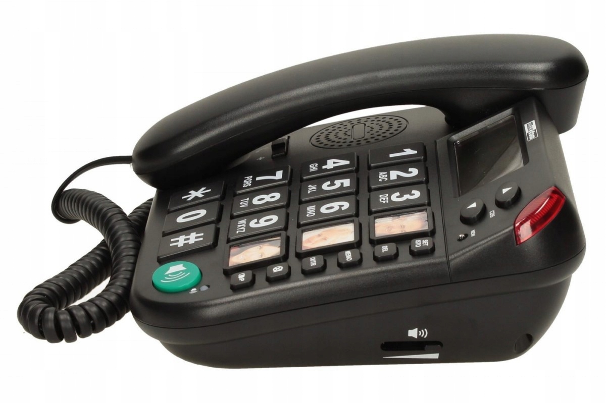 Telefon stacjonarny Maxcom KXT480 przewodowy czarny