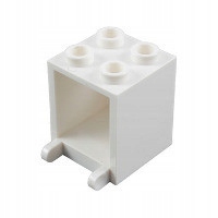 

Lego Szafka 4345 434501 1szt. Biała Nowa