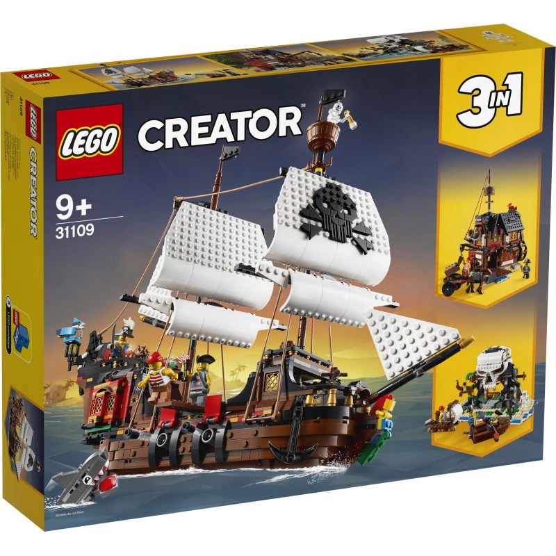 LEGO CREATOR Statek Piracki 31109 (1264 el.) 9+