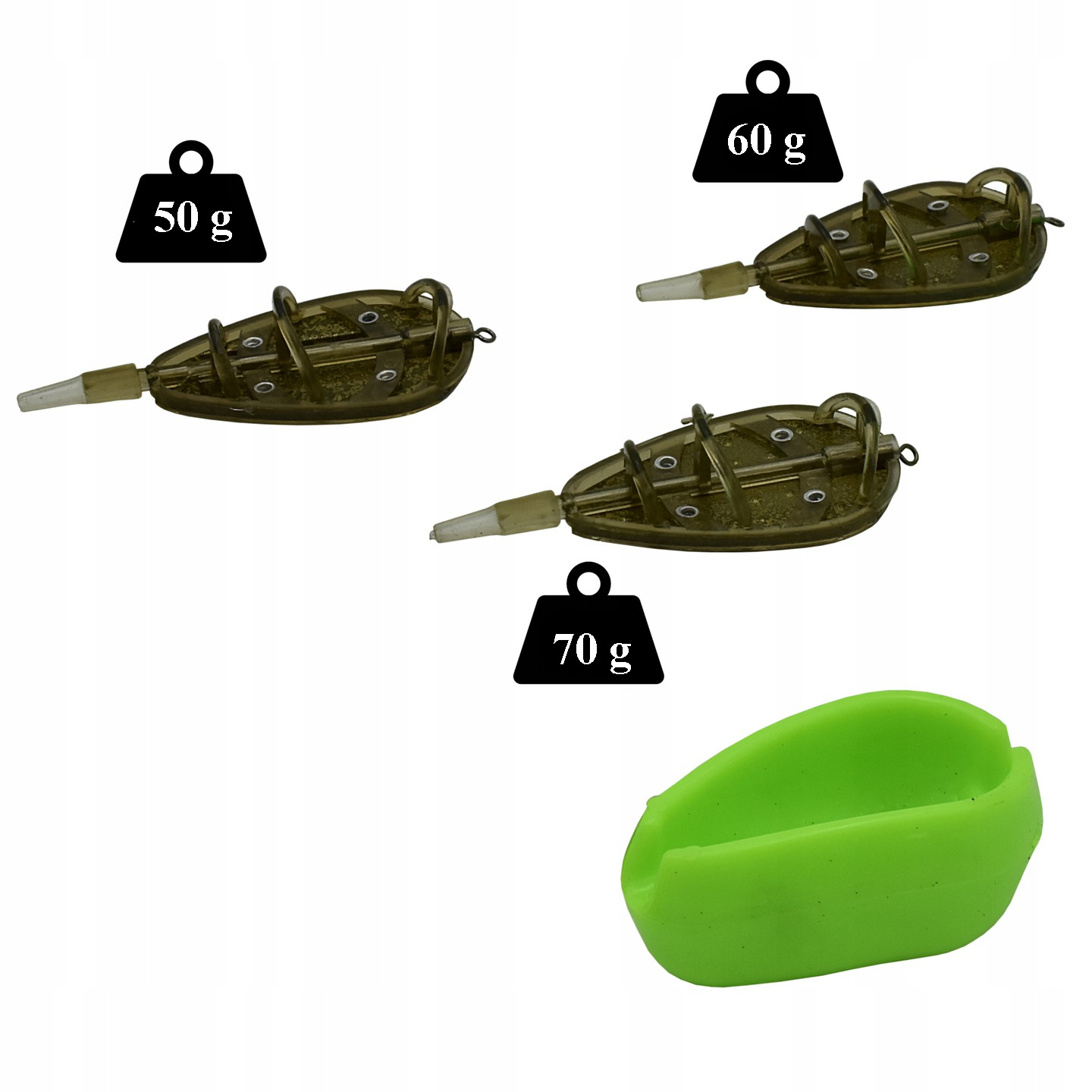 3 x KOSZYK DO metody + forma method feeder 50-70 g Rodzaj koszyk do metody