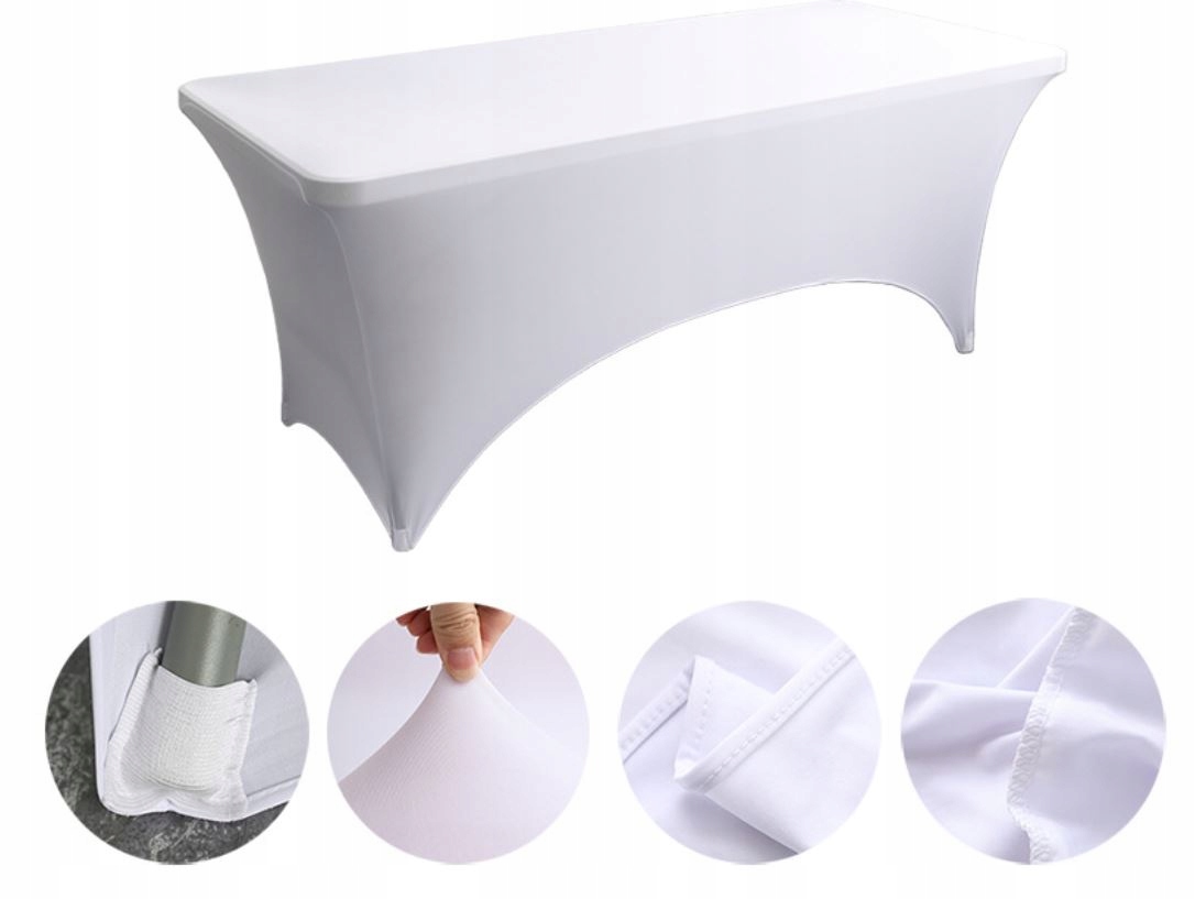OBRUS ELASTYCZNY na stół 120cm POKROWIEC SPANDEX Typ obrus