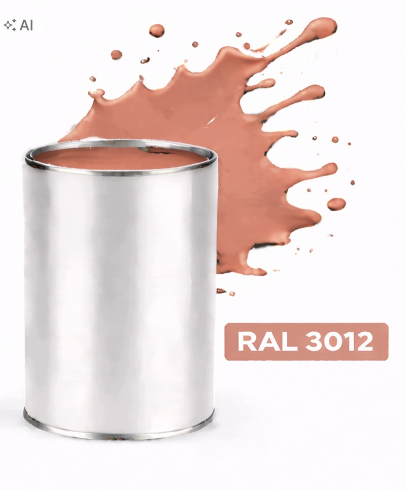 Ral 3012 Alkydová smaltovaná lesklá Barva na kov a ocel 1L