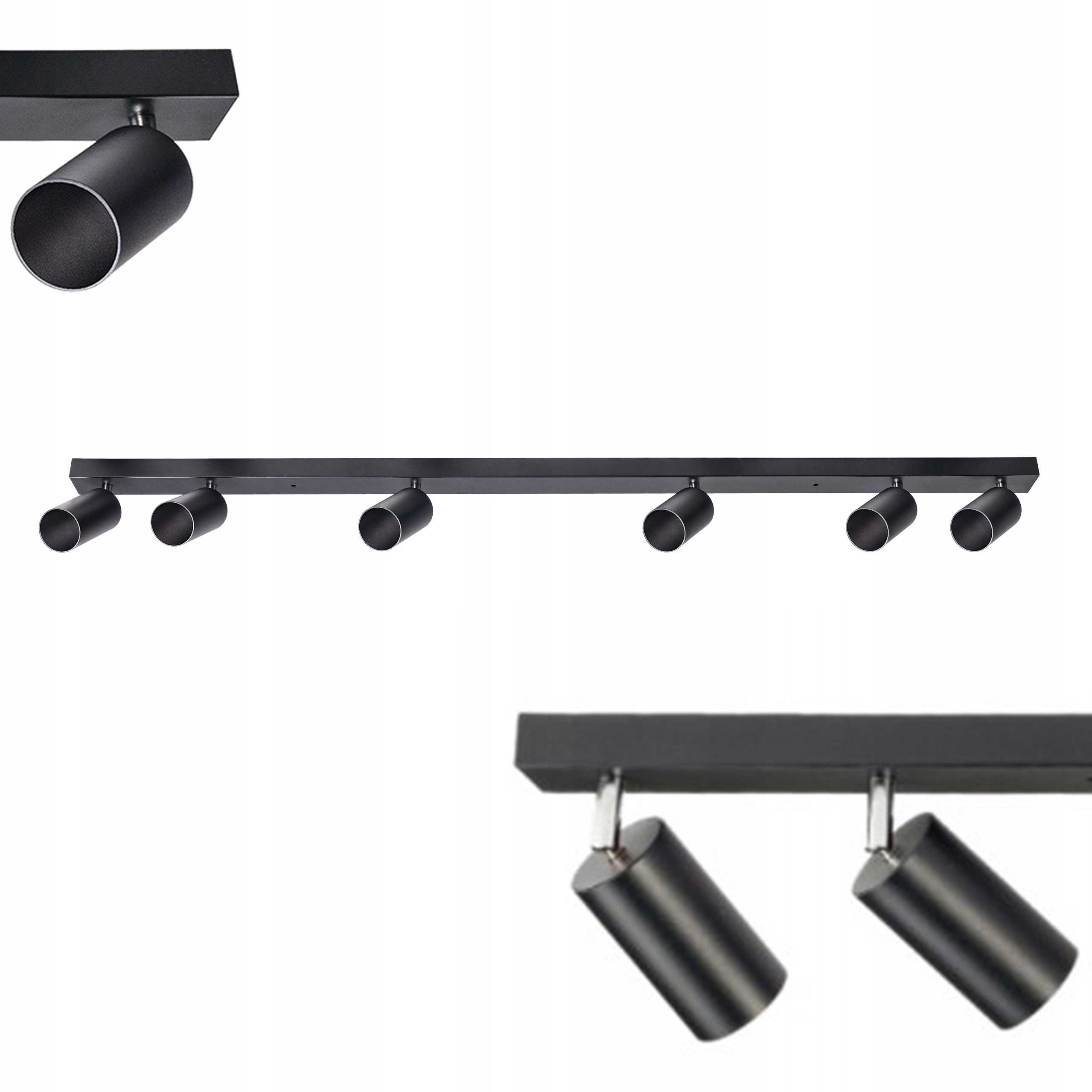 

Lampa sufitowa szyna 6x GU10 oprawa halogen spot