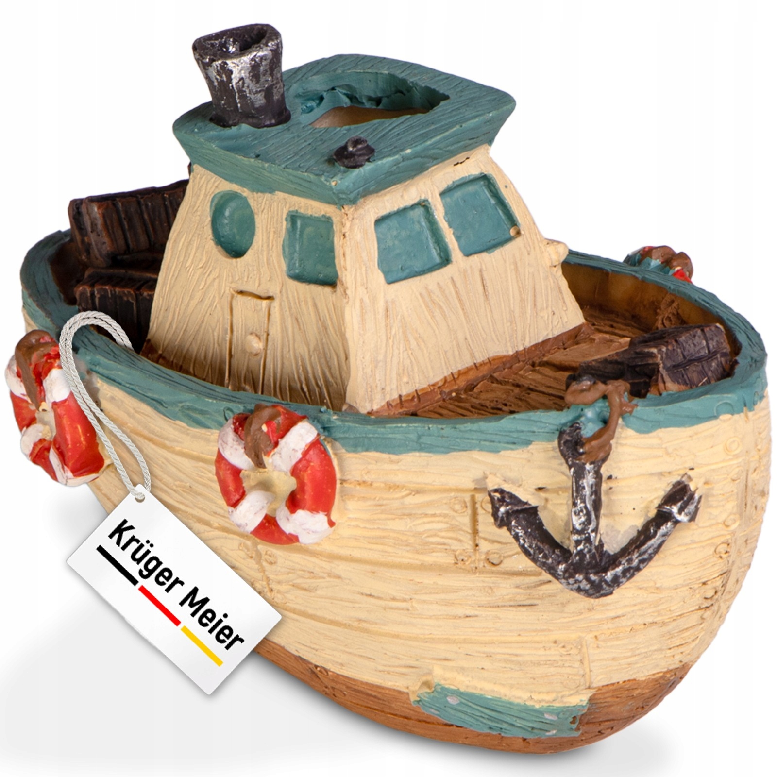 Ozdoba Loď Do Akvária 11X6.5X7.5 CM Malá Dekorace Akvárium Loď