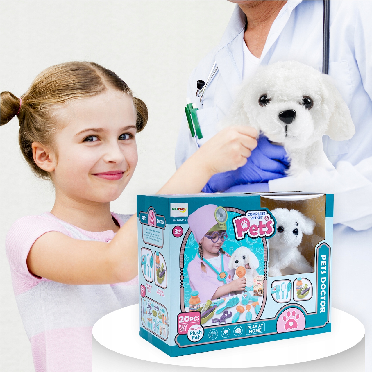 SET MALÝ VETERINÁRNÍ PEJSEK + PŘÍSLUŠENSTVÍ Kód výrobce 110477