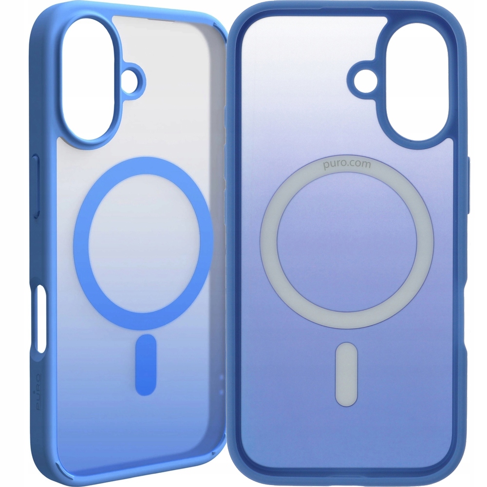 Pouzdro Puro pro iPhone 16, MagSafe, odolné pouzdro na telefon, pevná zadní kryt