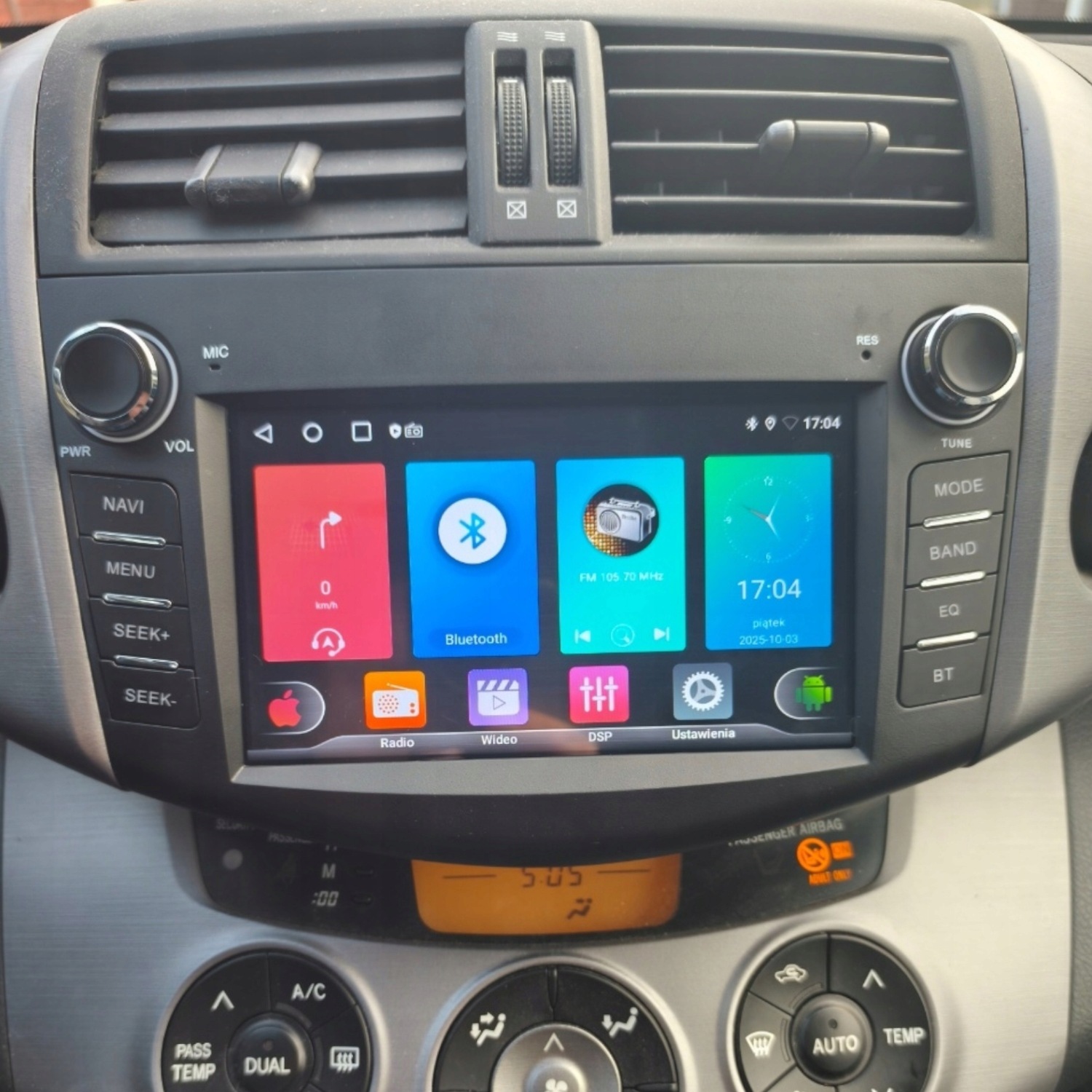 Radio Android Toyota RAV4 III / Carplay Android Auto Wi-Fi BT
