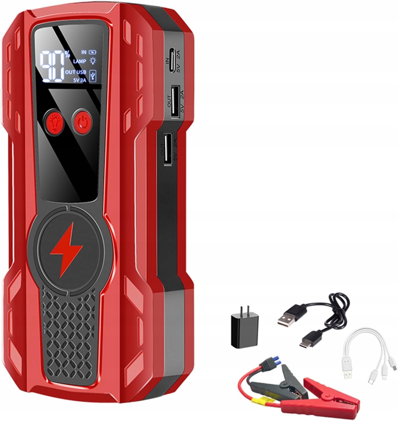 Jump Starter Startovací Zařízení Booster Kompresor Usb 99900 Mah