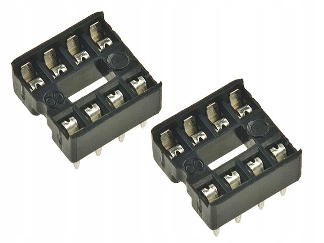 

Podstawka pod układ scalony 8 Pin - 2 sztuki
