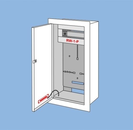 Rozdzielnica wnękowa RW-1-P, miejsce na 1 licznik