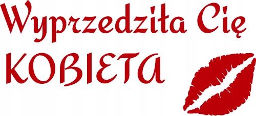 

Naklejka Na Auto Samochód Wyprzedziła Cię Kobieta