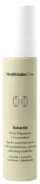 Health Labs Solve On Opravný krém Akné 50ml Zinok Kyselina hyalurónová