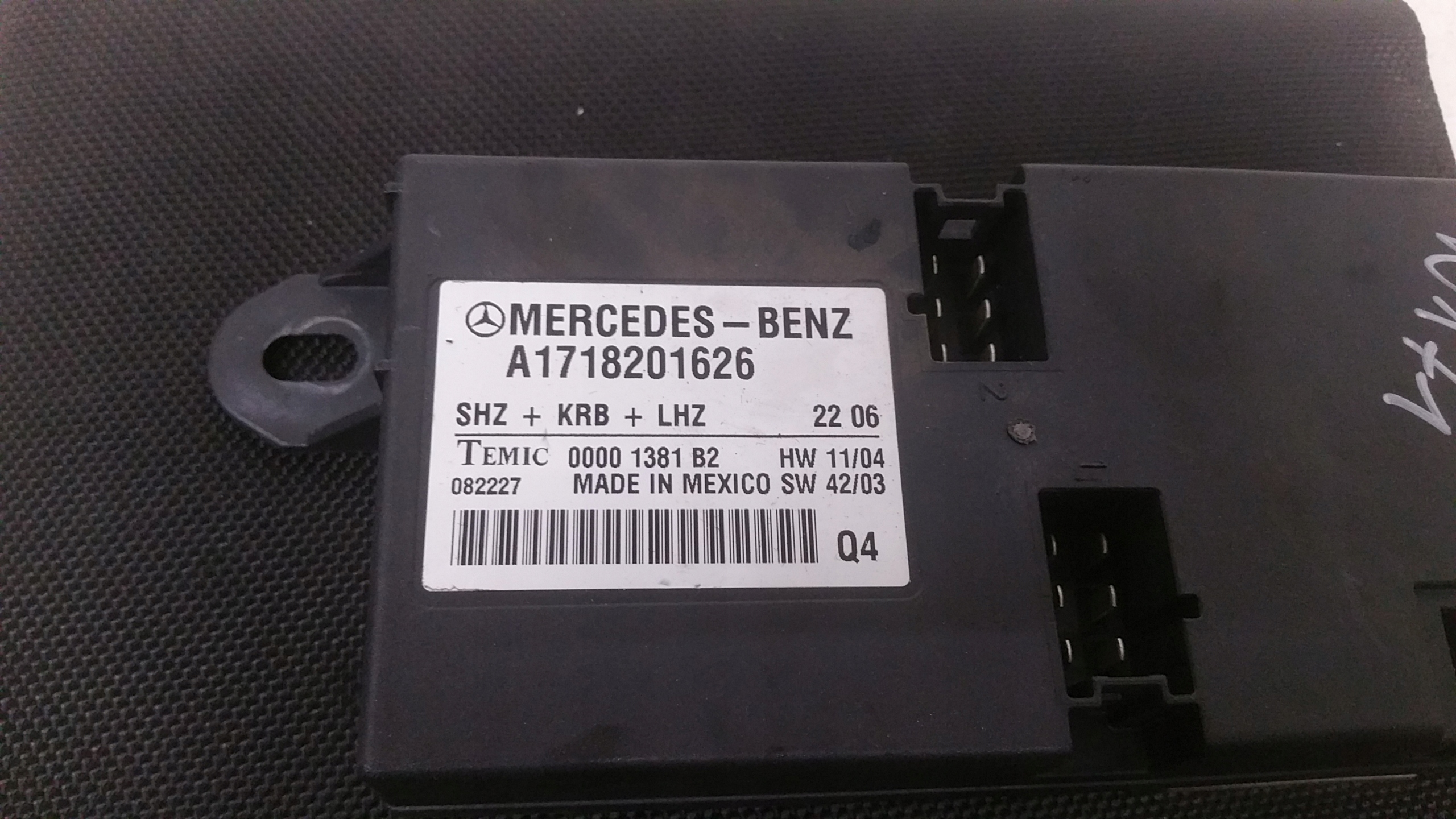 module seat 1718201626 Mercedes W171