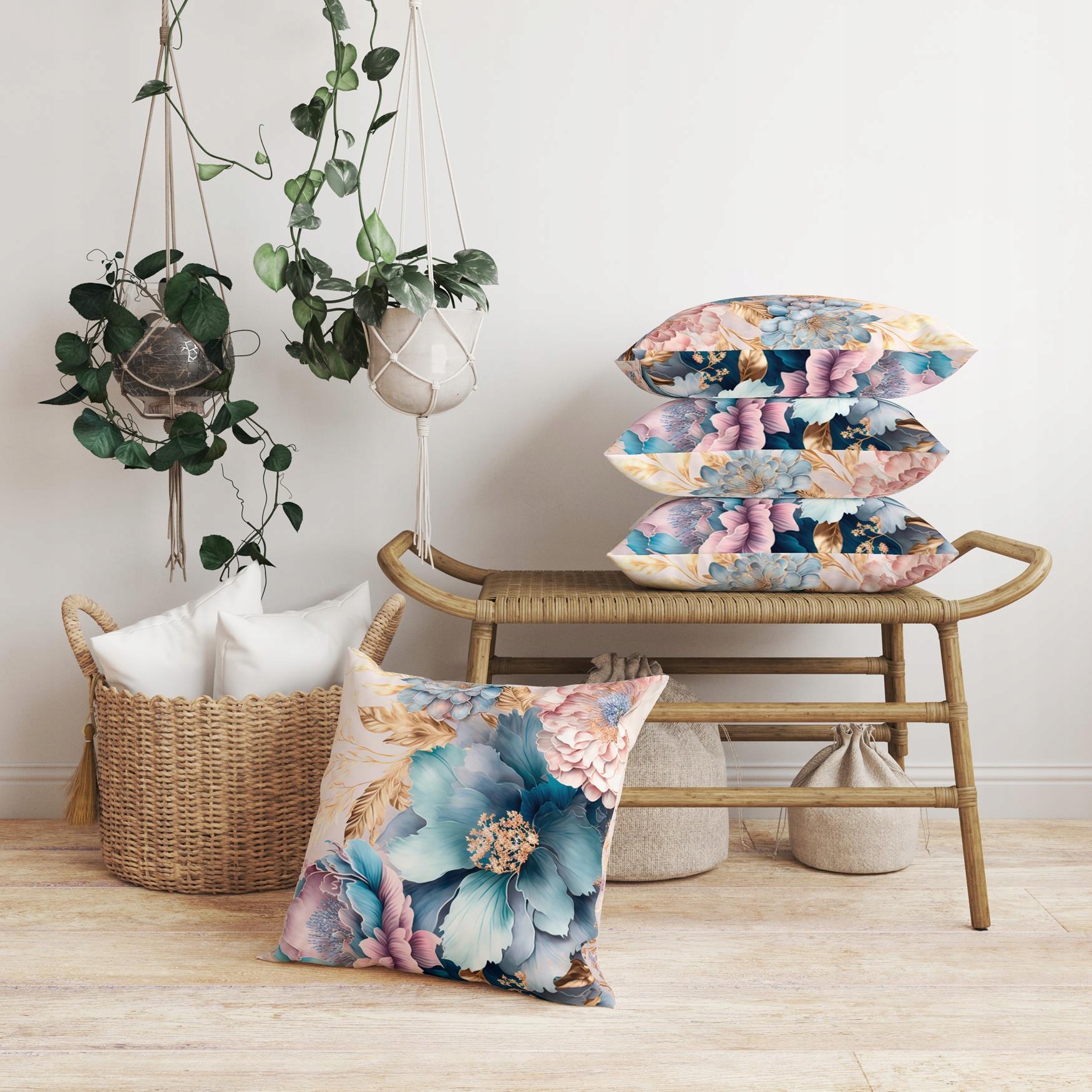 POSZEWKA NA PODUSZKĘ DEKORACYJNA 40x40 JASIEK 143 Materiał poliester