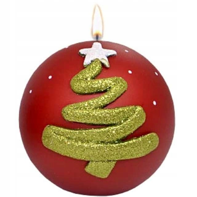 

Świeca Kula czerwona Magic Tree choinka Xmas S