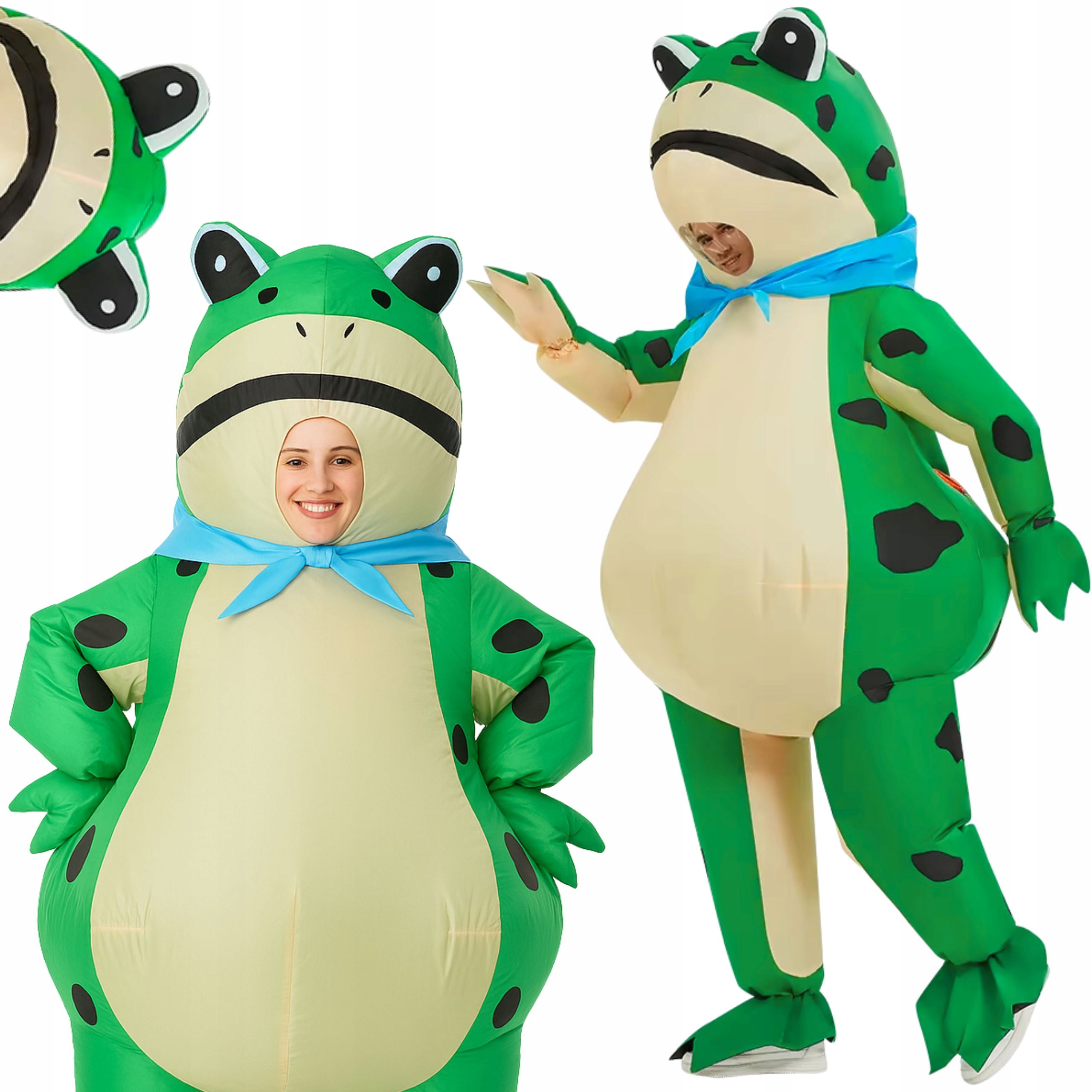 Nafukovací Kostým Žába Rozpucha Na Halloween Párty Samonafukovací