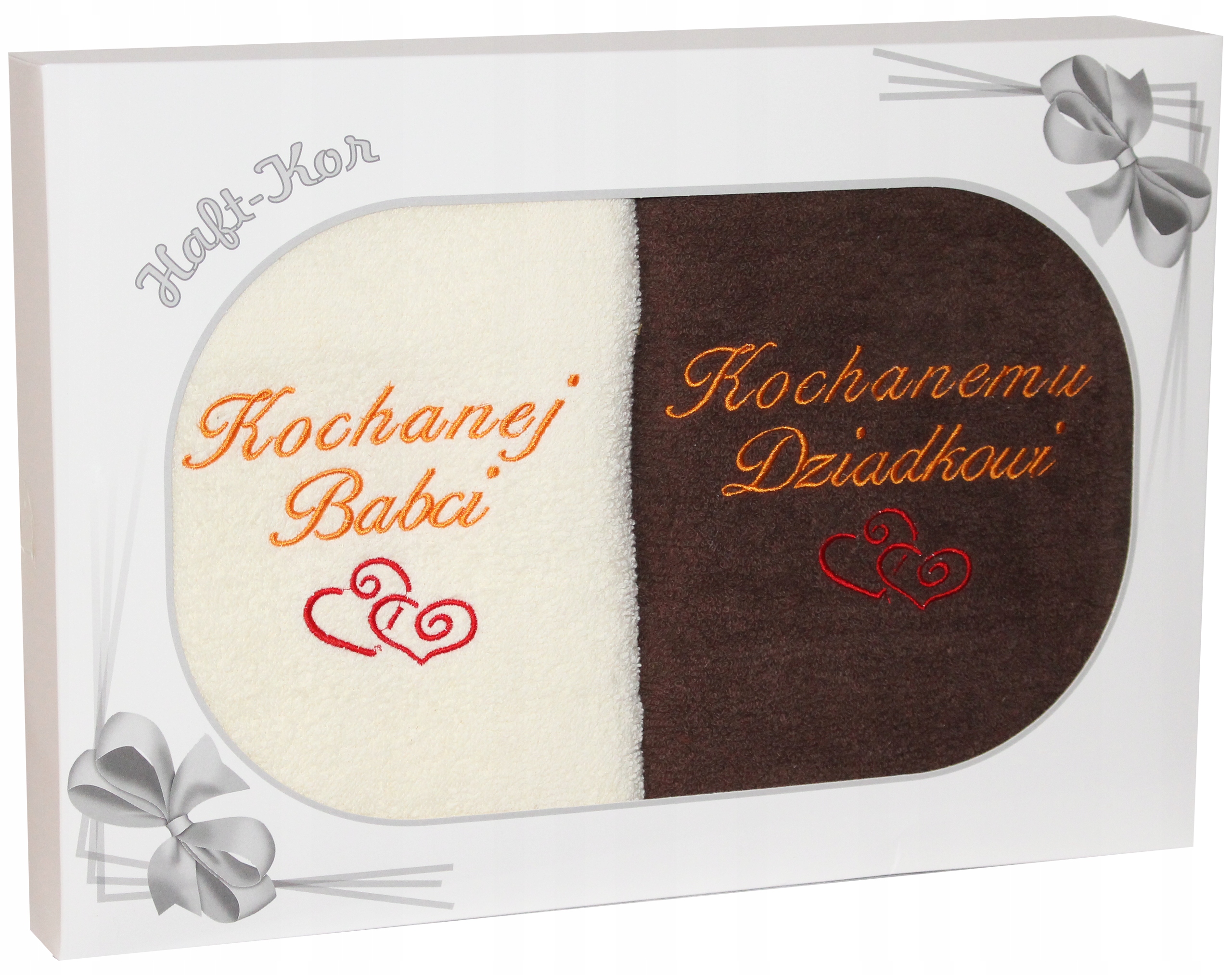 Dla Babci I Dziadka Zestaw Dwóch Ręczników