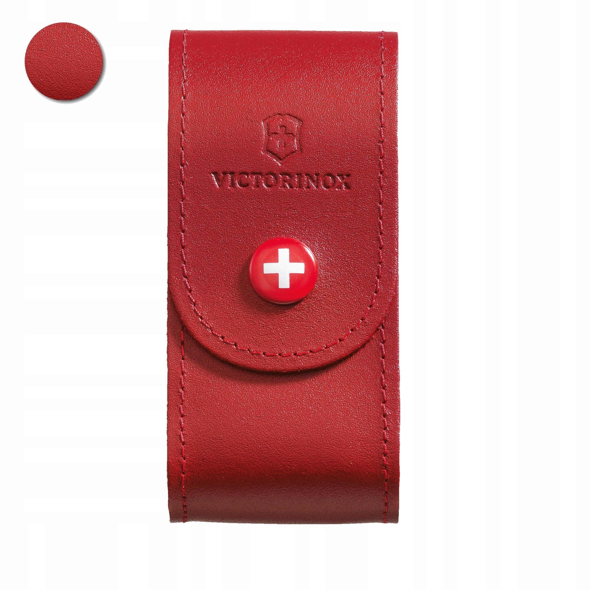 Etui skórzane Victorinox 4.0521.1 czerwone 5-8 warstw