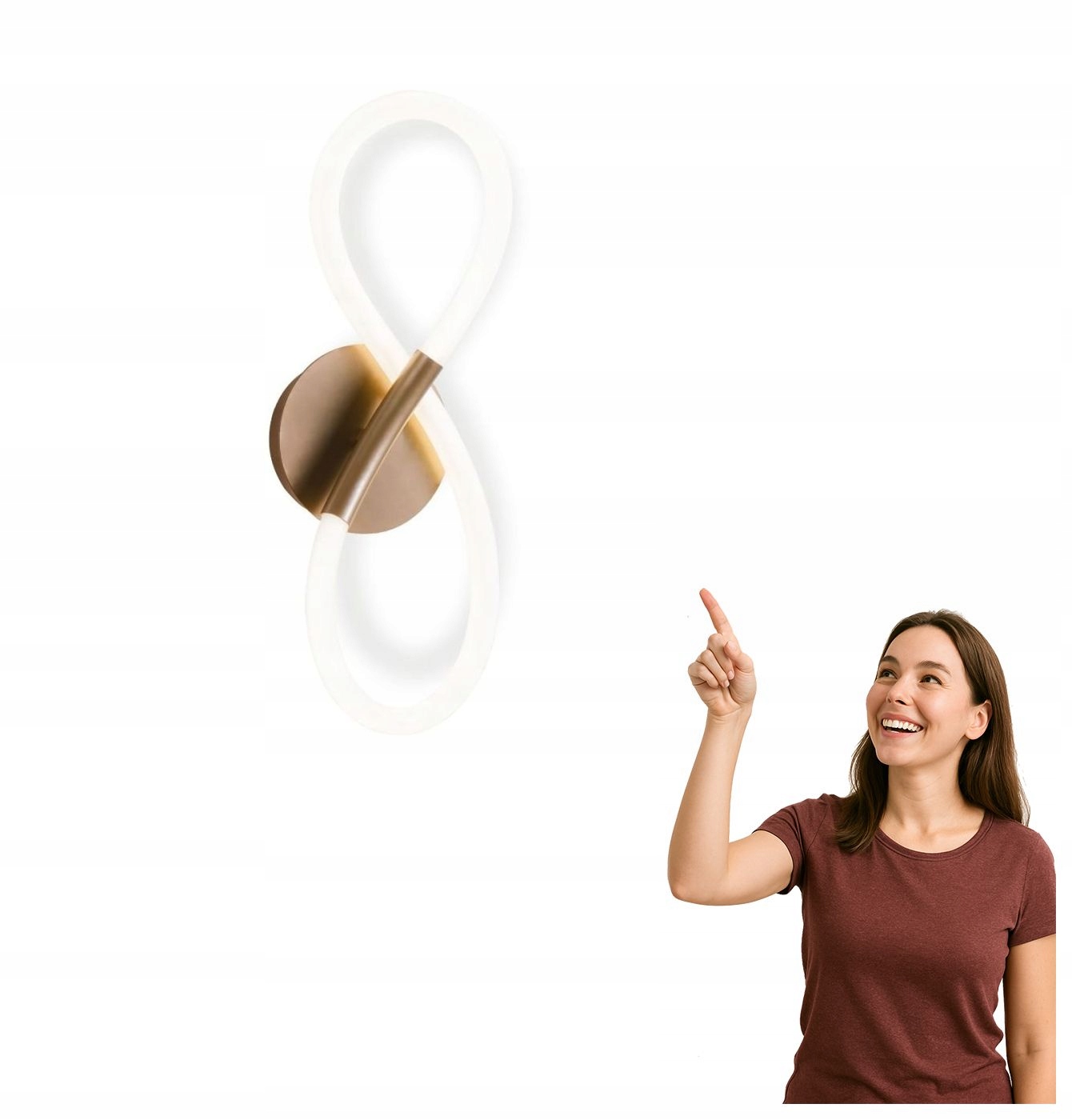 Led nástenné svietidlo 14W Balbo 20006W-GD Zuma Line