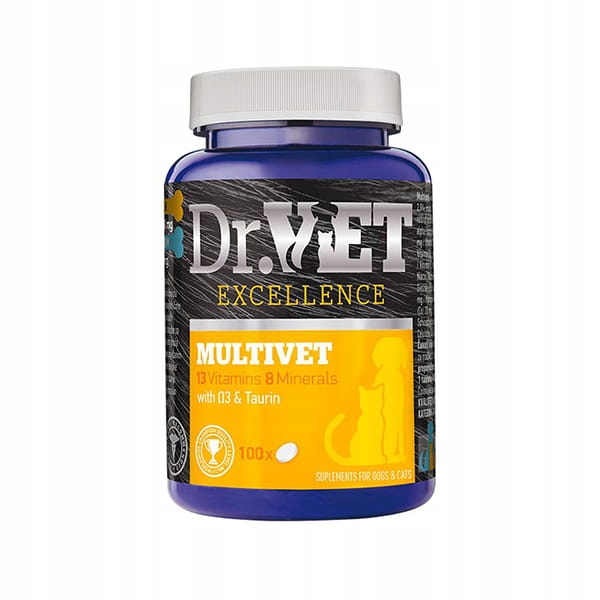 Krmivo s aminokyselinami pro psy a kočky Multivet – značky Dr. Vet