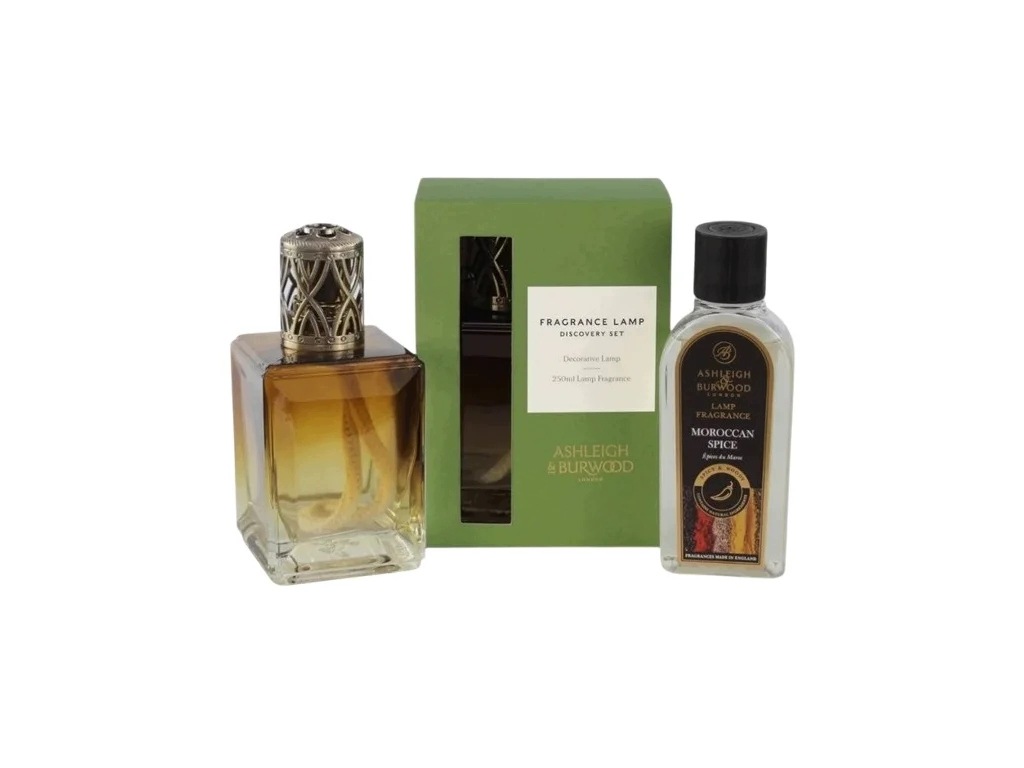 Ashleigh & Burwood Obsidian Amber sada katalytická lampa náplň 250 ml