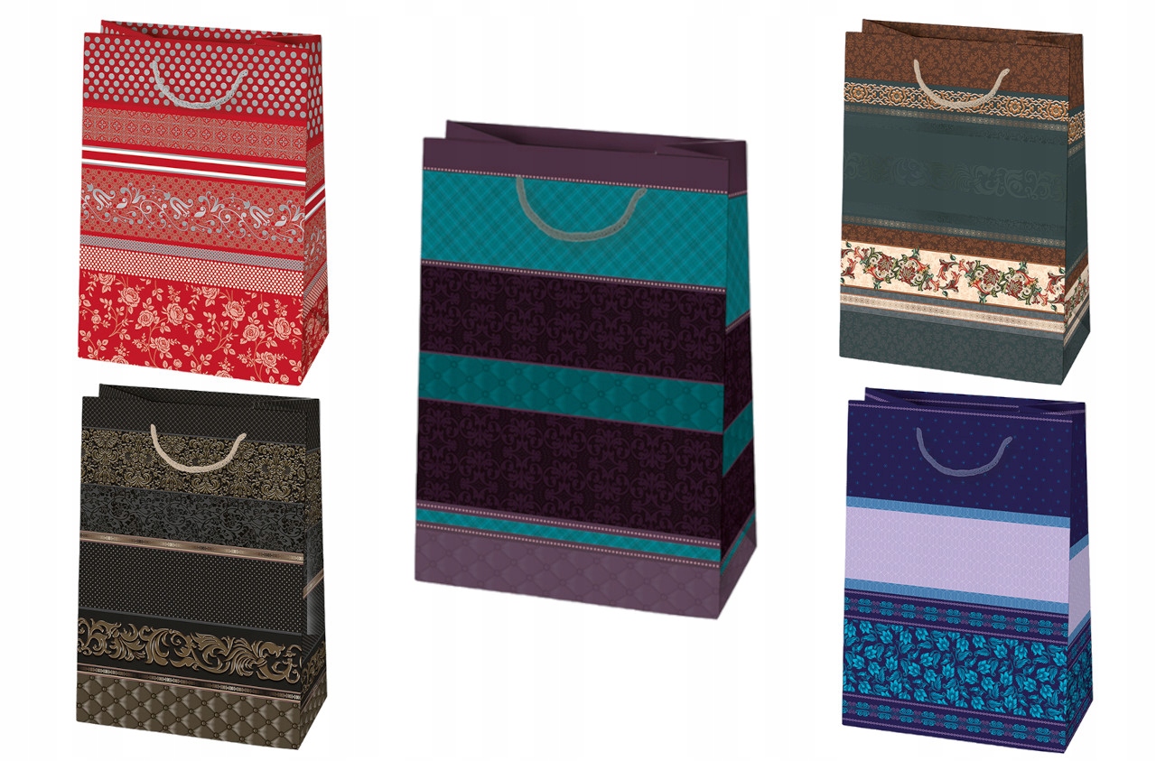 

Torby prezentowe mix 29x12x40 cm/ 1 sztuka