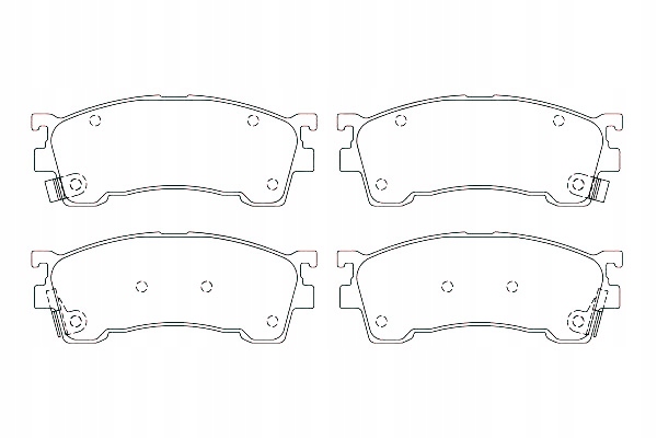 Breck колодки торм. mazda перед 626 91-/PROBE/323 98