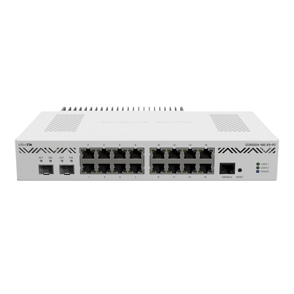 MikroTik Cloud Core Router, CCR2004-16G-2S+PC