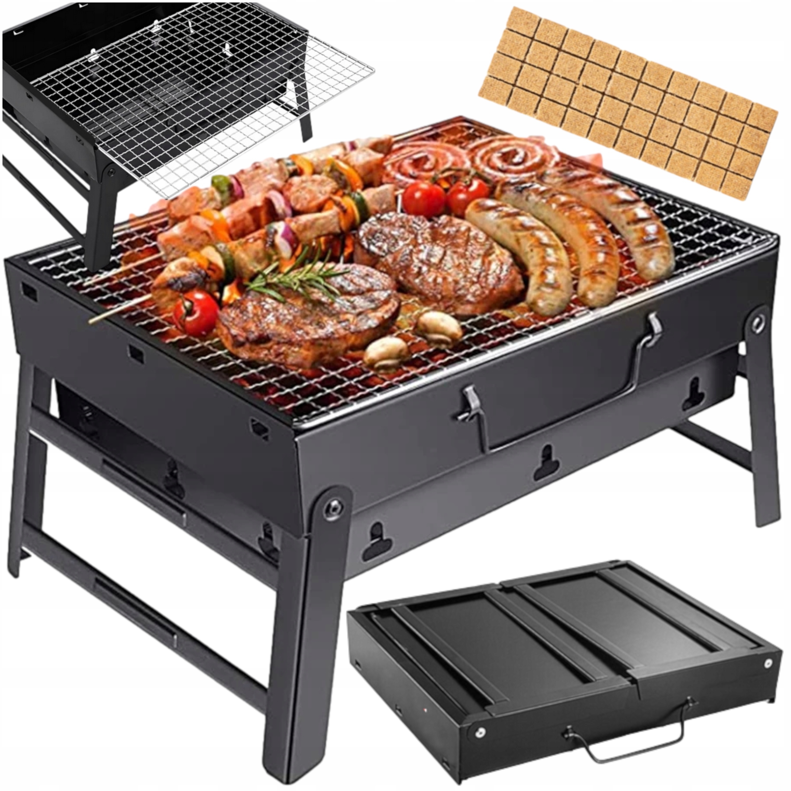 

Grill Turystyczny Przenośny Składany Węglowy Gril